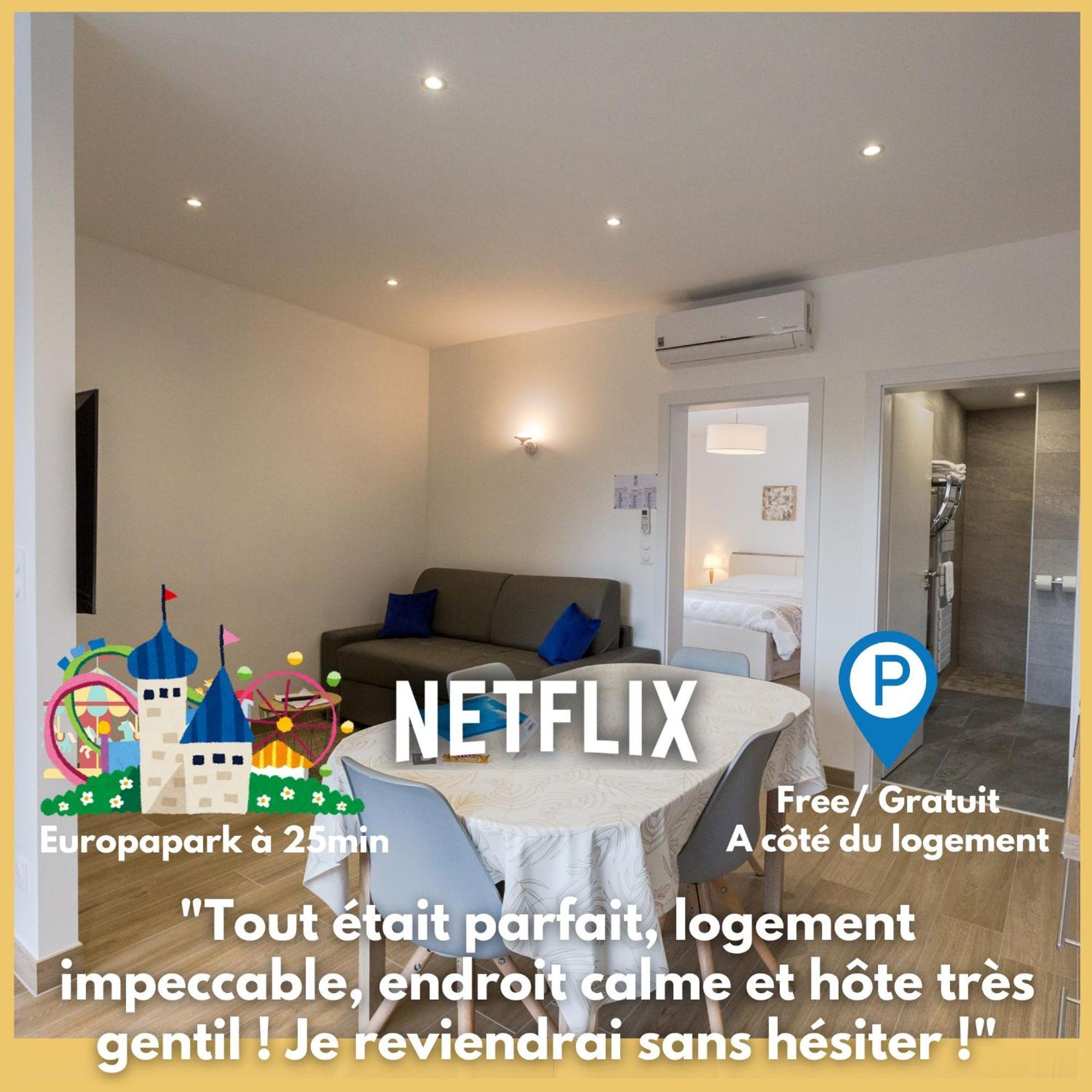 Sollaris Appartement 1ère étage à 11km de Europa-Park Friesenheim Esterno foto